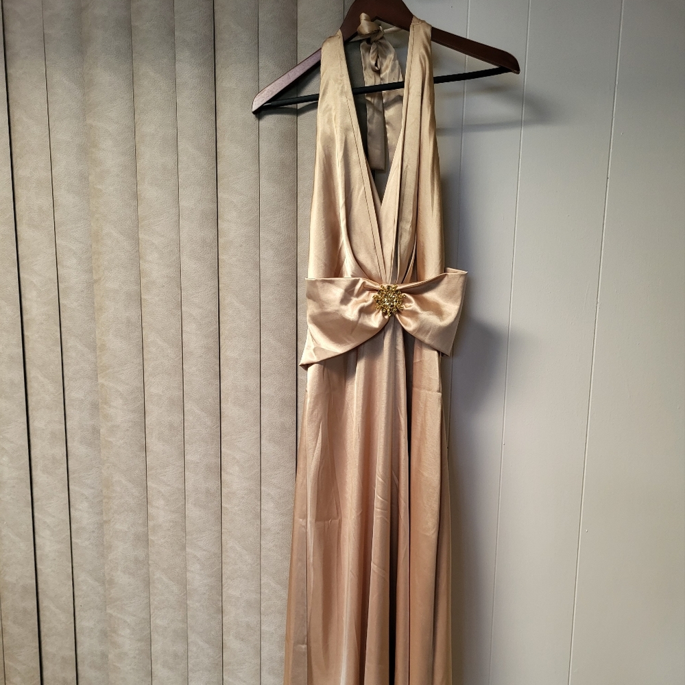 Gold dress